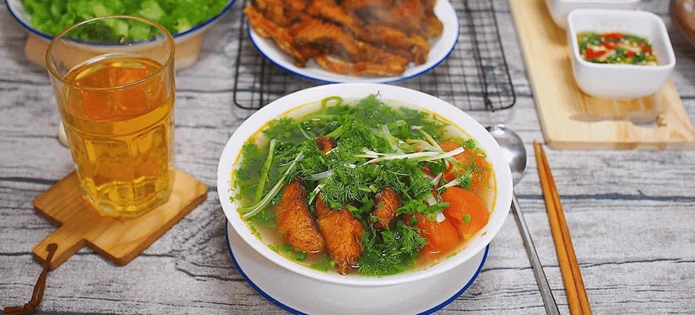 Bún Cá (Fish Rice Vermicelli Soup)