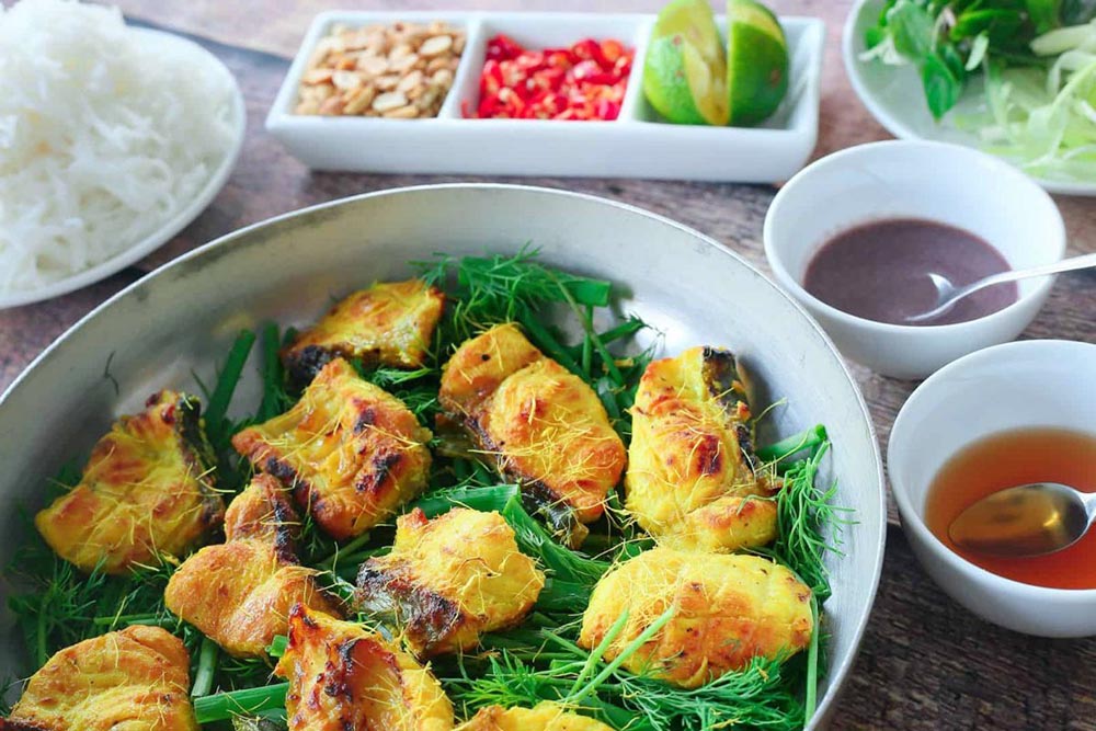 Chả Cá (Turmeric Fish with Dill)