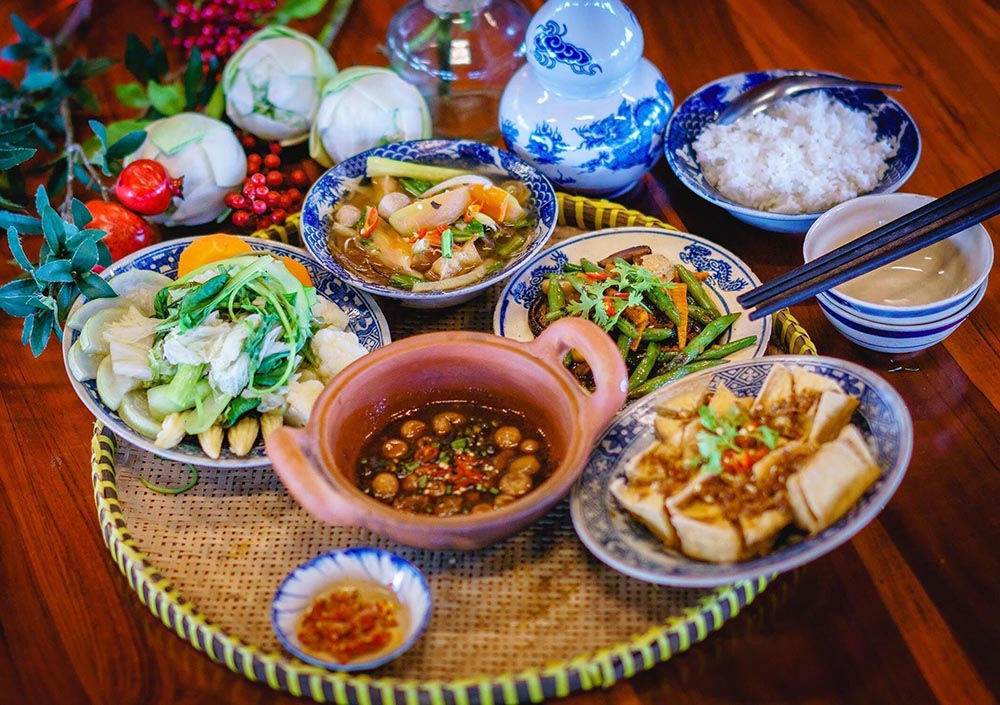 Vegetarian food in Hue